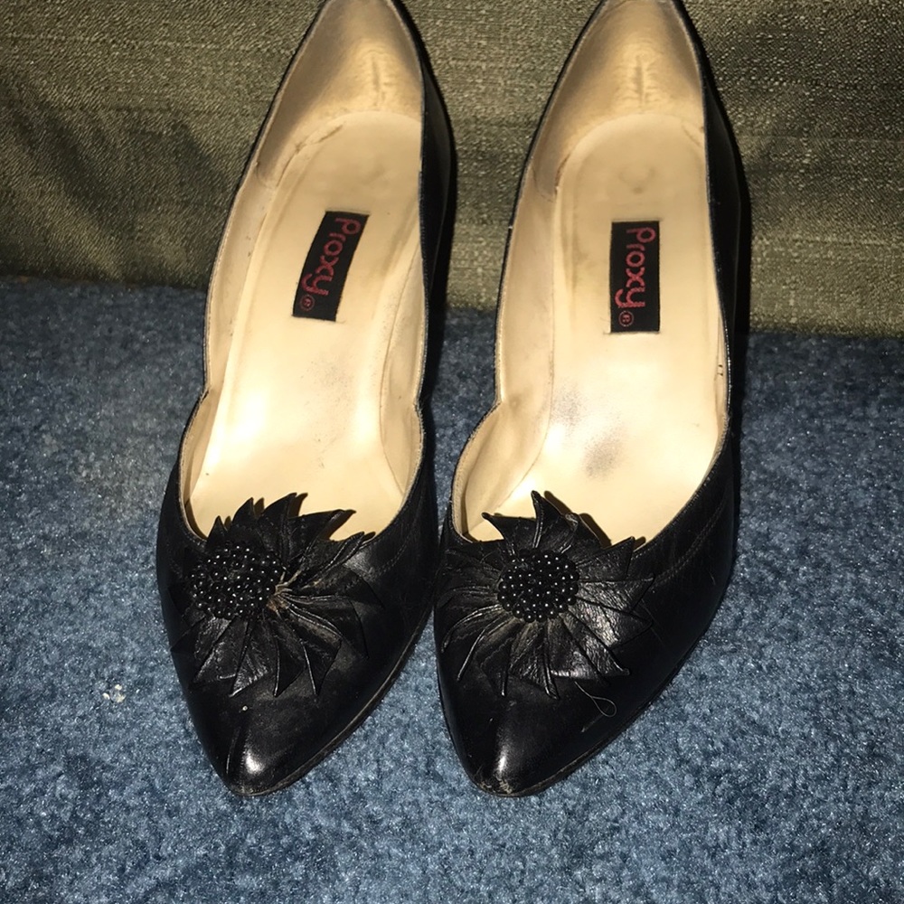 Black proxy heels
